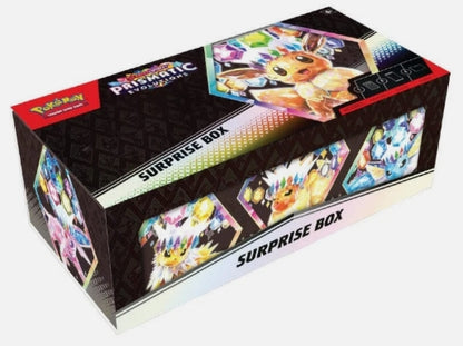 Caja Sorpresa Evoluciones Prismáticas de Pokémon Escarlata y Púrpura