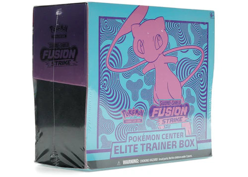 Pokémon JCC Espada y Escudo Golpe Fusión Caja de Entrenador Élite del Centro Pokémon [EN]